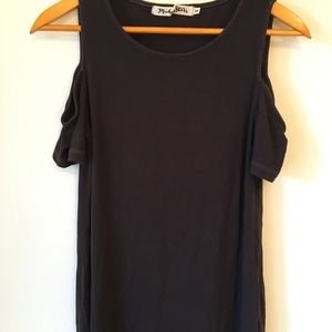 Michael Stars SS Cold shoulder top • EUC • OS